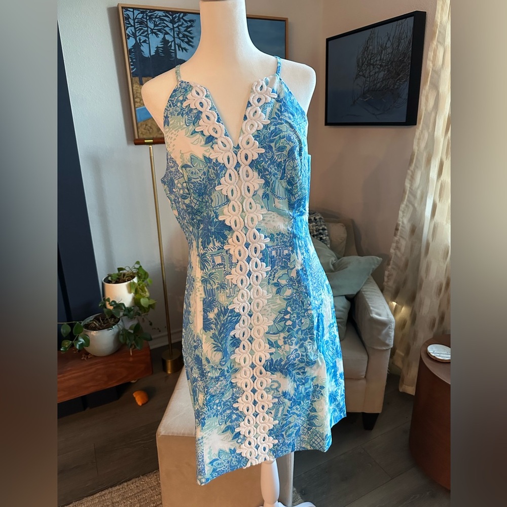 Lilly Pulitzer Pearl Shift “Toile Me About It” NWT Size 10